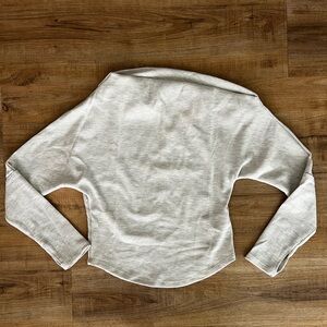 NWT Free People off the shoulder Long Sleeve shirt size S